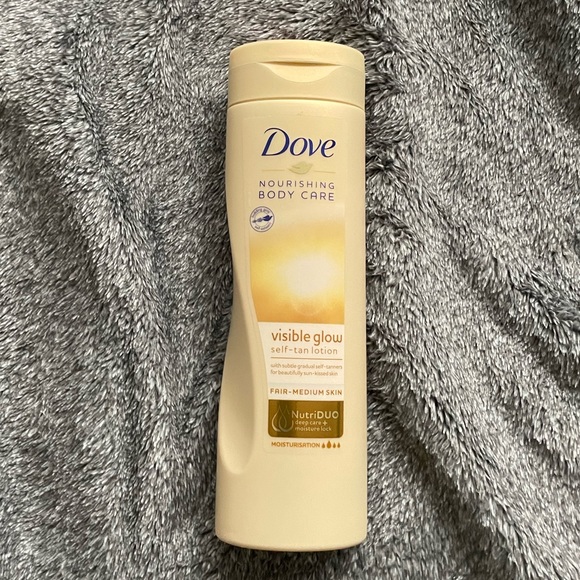 dove Skincare New Dove Nourishing Body Care Self Tan Lotion Visible